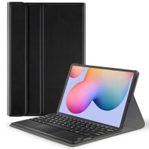 Чехол-клавиатура с тачпадом AirON Premium для Samsung Galaxy Tab S6 lite (P610/615) - Black: фото 1 из 10