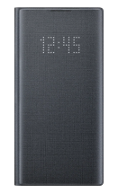 Чехол-книжка LED View Cover для Samsung Galaxy Note 10 (N970) EF-NN970PBEGRU - Black: фото 1 из 5