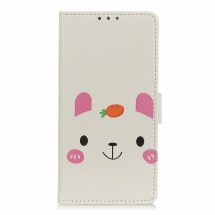 Чехол Deexe Life Style Wallet для ZTE Blade A7 (2019) - Animal Face and Carrot: фото 1 из 5