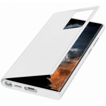 Чехол-книжка Smart Clear View Cover для Samsung Galaxy S22 Ultra (S908) EF-ZS908CWEGRU - White: фото 1 из 5