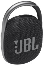 Портативна акустика JBL Clip 4 Black (JBLCLIP4BLK) - Black: фото 1 з 9