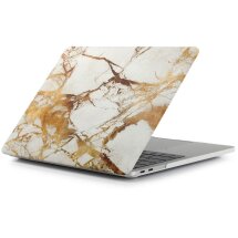 Защитная накладка Deexe Design Style для Apple MacBook Pro 13 - Marble Texture / Gold: фото 1 из 5