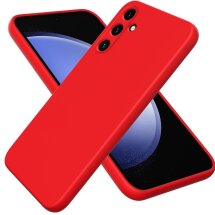 Защитный чехол Deexe Silicone Case для Samsung Galaxy A55 (A556) - Red: фото 1 из 8
