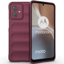 Защитный чехол Deexe Terra Case для Motorola Moto G54 / G54 Power - Wine Red: фото 1 из 10