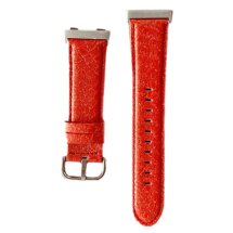 Ремінець Deexe Leather Strap для OPPO Watch (41мм) - Red: фото 1 з 13