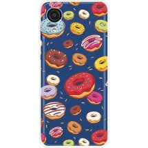 Силіконовий (TPU) чохол Deexe Pretty Glossy для Samsung Galaxy A03 Core (A032) - Doughnut: фото 1 з 3