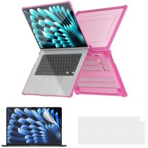 Защитная накладка Enkay Shockproof Cover для Apple MacBook Air 15 (2023) - Pink: фото 1 из 14