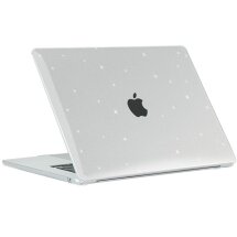 Защитная накладка Tech-Protect SmartShell для Apple MacBook Air 15 (2023) - Glitter Clear: фото 1 из 8