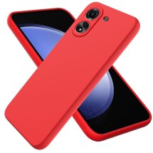 Захисний чохол Deexe Silicone Case для Xiaomi Redmi 13C / Poco C65 - Red: фото 1 з 8