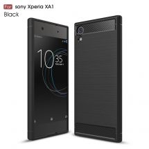 Захисний чохол UniCase Carbon для Sony Xperia XA1 - Black: фото 1 з 9