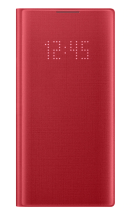 Чохол-книжка LED View Cover для Samsung Galaxy Note 10 (N970) EF-NN970PREGRU - Red: фото 1 з 5