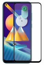 Защитное стекло ENKAY Full Glue для Samsung Galaxy A11 (A115) / Galaxy M11 (M115) - Black: фото 1 из 11