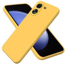 Защитный чехол Deexe Silicone Case для Xiaomi Redmi 13C / Poco C65 - Yellow: фото 1 из 8
