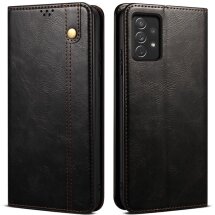 Защитный чехол UniCase Leather Wallet для Samsung Galaxy A23 (A235) - Black: фото 1 из 10
