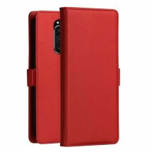 Чохол-книжка DZGOGO Milo Series для Sony Xperia 1 - Red: фото 1 з 6