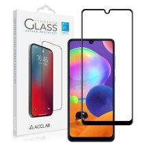 Защитное стекло ACCLAB Full Glue для Samsung Galaxy A31 (A315) - Black: фото 1 из 6