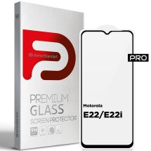 Защитное стекло ArmorStandart Pro 5D для Motorola Moto E22 - Black: фото 1 из 6