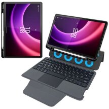 Чехол-клавиатура AirON Keyboard Premium для Lenovo Tab P11 (4G/5G) / P11 Plus - Black: фото 1 из 19