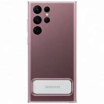 Чохол-накладка Clear Standing Cover для Samsung Galaxy S22 Ultra (S908) EF-JS908CTEGRU - Transparency: фото 1 з 9