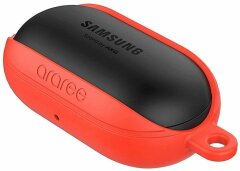 Чехол Silicon Cover для Samsung Galaxy Buds / Buds Plus (GP-R170KDFPBWD) - Red: фото 1 из 4