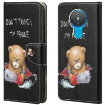 Чохол-книжка Deexe Color Wallet для Nokia 1.4 - Angry Bear: фото 1 з 6