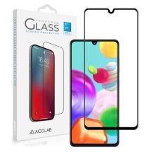 Защитное стекло ACCLAB Full Glue для Samsung Galaxy A41 (A415) - Black: фото 1 из 6