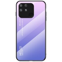 Защитный чехол Deexe Gradient Color для Realme Narzo 50A - Pink / Purple: фото 1 из 8