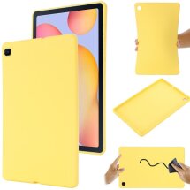 Защитный чехол Deexe Silicone Shell для Samsung Galaxy Tab S6 lite / S6 Lite (2022/2024) - Yellow: фото 1 из 12