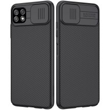 Защитный чехол NILLKIN CamShield Case для Samsung Galaxy A22 5G (A226) - Black: фото 1 из 18