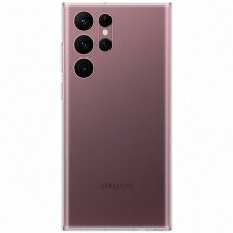 Силіконовий (TPU) чохол Clear Cover для Samsung Galaxy S22 Ultra (S908) EF-QS908CTEGRU - Transparency: фото 1 з 4