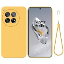 Защитный чехол Deexe Silicone Case для OnePlus 12 - Yellow: фото 1 из 8