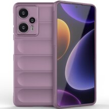 Захисний чохол Deexe Terra Case для Xiaomi Poco F5 / Redmi Note 12 Turbo - Light Purple: фото 1 з 7