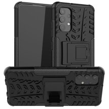 Защитный чехол UniCase Hybrid X для Samsung Galaxy A32 (А325) - Black: фото 1 из 10