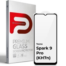 Защитное стекло ArmorStandart Full Glue для TECNO Spark 9 Pro (KH7n) - Black: фото 1 из 7