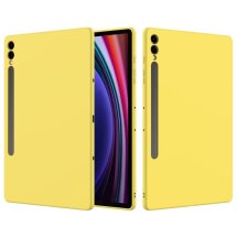 Захисний чохол Deexe Silicone Shell для Samsung Galaxy Tab S9 Plus / S9 FE Plus (X810/816/610/616) - Yellow: фото 1 з 8