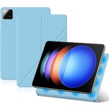 Чохол Deexe Origami Stand для Xiaomi Pad 6S Pro 12.4 - Blue: фото 1 з 8