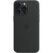 Оригінальний чохол Silicone Case with MagSafe для Apple iPhone 15 Pro Max (MT1M3) - Black (339498C). Фото 4 з 4