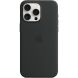Оригінальний чохол Silicone Case with MagSafe для Apple iPhone 15 Pro Max (MT1M3) - Black (339498C). Фото 3 з 4