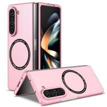Пластиковий чохол Deexe Magnetic Shell для Samsung Galaxy Fold 5 - Pink: фото 1 з 9