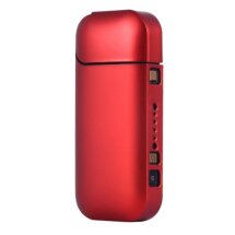 Пластиковый чехол Deexe UltraSlim Cover для IQOS 2.4 Plus - Red: фото 1 из 4
