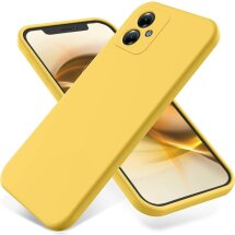 Защитный чехол Deexe Silicone Case для Motorola Moto G54 / G54 Power - Yellow: фото 1 из 8