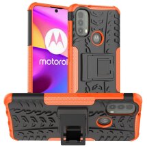 Захисний чохол UniCase Hybrid X для Motorola Moto E40 - Orange: фото 1 з 17