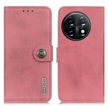 Чохол-книжка KHAZNEH Wallet Cover для OnePlus 11 - Pink: фото 1 з 8