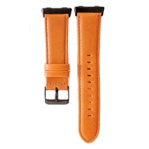 Ремінець Deexe Leather Strap для OPPO Watch (46мм) - Brown: фото 1 з 14