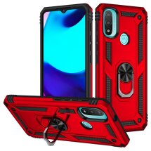 Захисний чохол Deexe Armor Case для Motorola Moto E20 - Red: фото 1 з 8