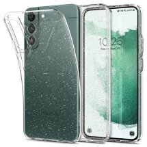 Защитный чехол Spigen (SGP) Liquid Crystal Glitter для Samsung Galaxy S22 Plus (S906) - Crystal Quartz: фото 1 из 7