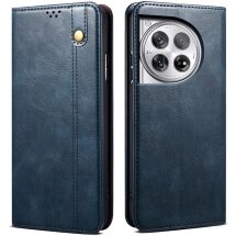 Захисний чохол UniCase Leather Wallet для OnePlus 12 - Blue: фото 1 з 7